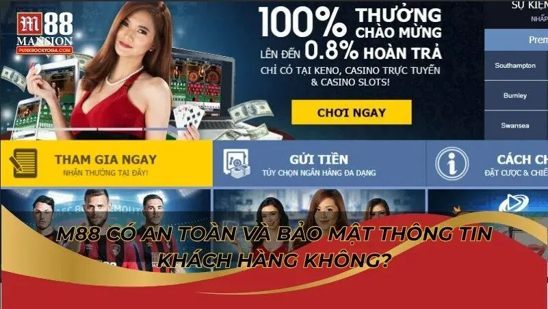 M88 có an toàn và bảo mật thông tin khách hàng không?