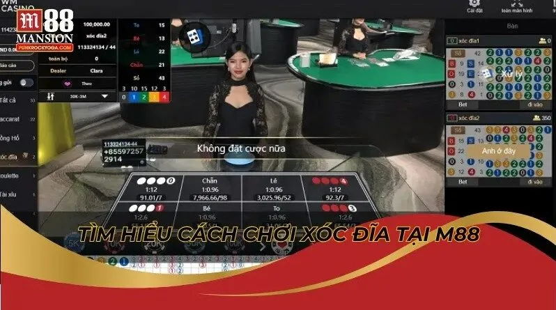 Tìm hiểu cách chơi Xóc Đĩa tại M88