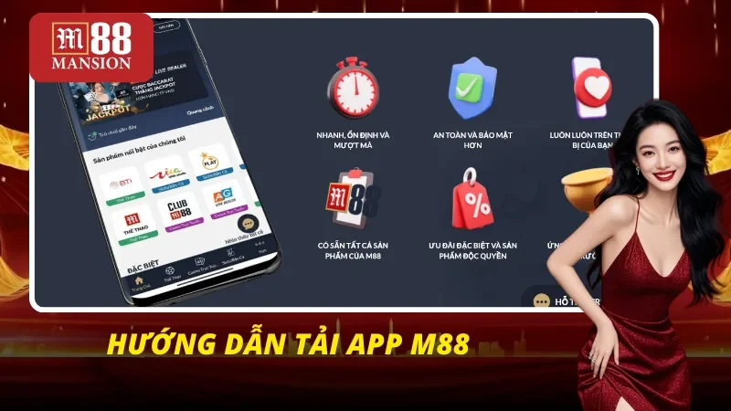 M88 36 Cách tải ứng dụng nhà cái M88 về điện thoại