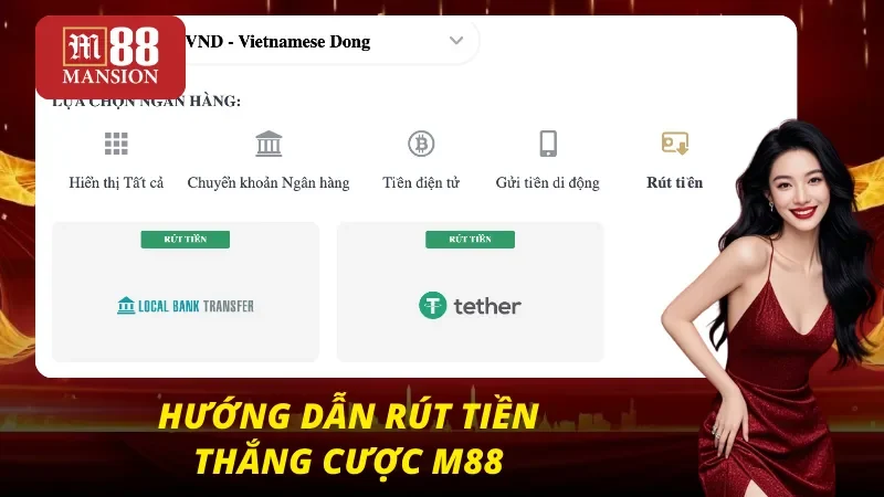 M88 37 Quy trình rút tiền nhanh gọn của M88
